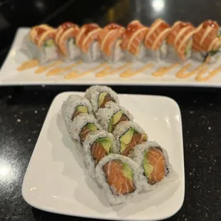 Salmon avocado roll