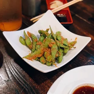 Garlic Edamame