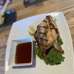 Seared Salmon Belly Sashimi