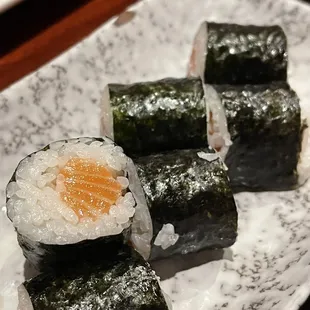 Salmon roll ($7)