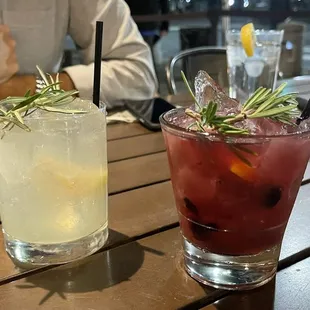 Saint Hendricks and Blueberry Lemonade