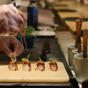 sushi and sashimi, food