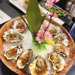 oysters 12 pc for $33.95 (special - limited time)