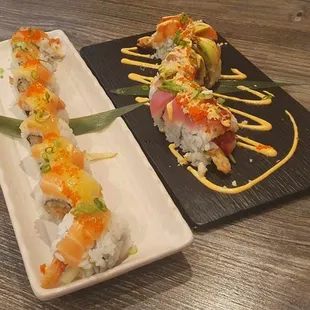 Mango Crazy (left), Super Paradise (right)