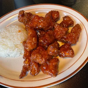 Orange chicken