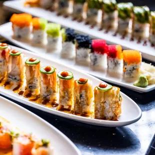 sushi and sashimi, sushi, sashimi, food