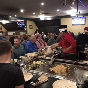 interior, sushi and sashimi