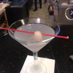 Lychee tini