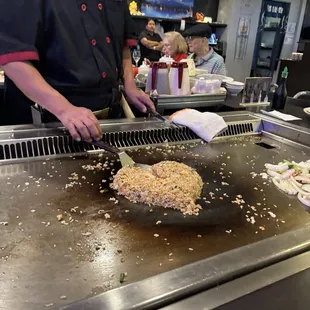 Friend rice