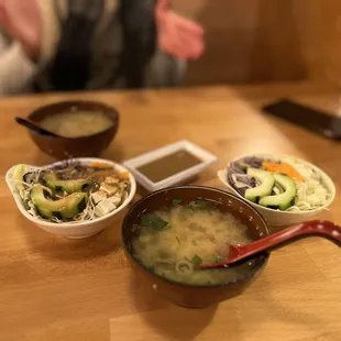 Miso Soup and House Salad