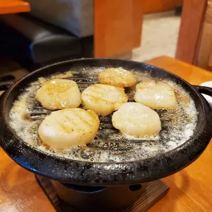 Butter Grilled Scallops