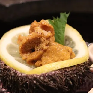 Fresh uni melts in your mouth!