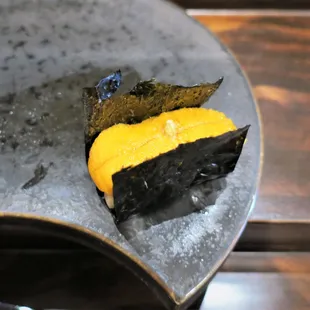 A bit disappointing. Assistant chef made it early &amp; was just sitting while I was eating the previous sushi. Nori became soggy. A big NO NO.