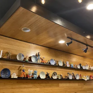 interior, sushi and sashimi