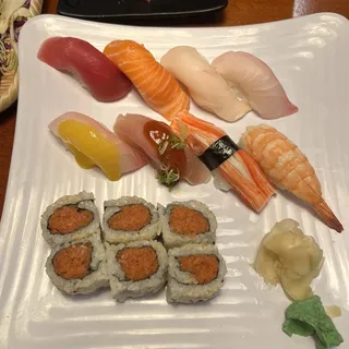 Sushi Combo 1 (5 pc Nigiri 1 roll)