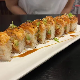 Salmon Aburi Roll
