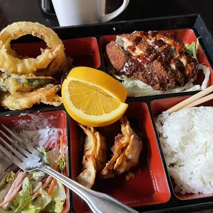Chicken katsu bento