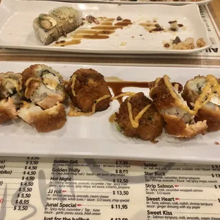 Salmon Ass Tempura Roll