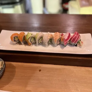 Rainbow Snow Crab Roll