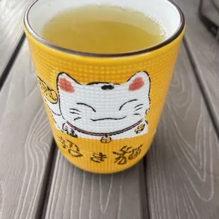 Hot Green Tea $3.95 a cup