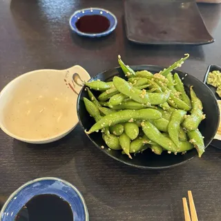Garlic Edamame