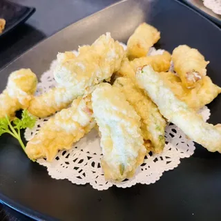 Asparagus and Avocado Tempura