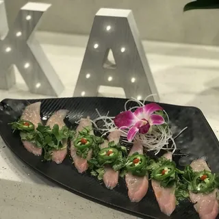 Yellowtail Poke Sashimi