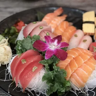sushi, sushi and sashimi, food, sashimi