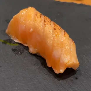 Torched salmon