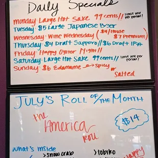 July 2022 specials