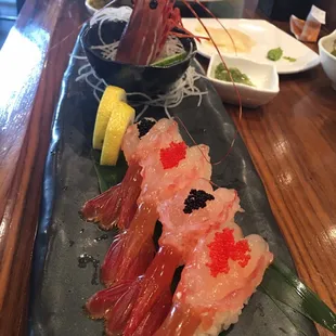 sushi and sashimi, sashimi, food, sushi