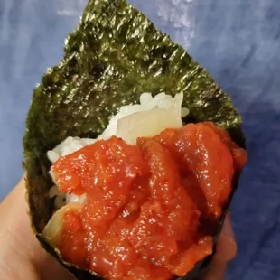 Spicy Tuna handroll