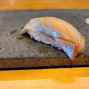 Aji (from Japan) - part of the 12-piece omakase (April 15, 2022)