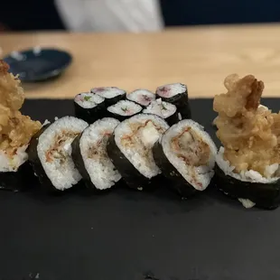 Umeshiso Maki and Soft Shell Crab Maki