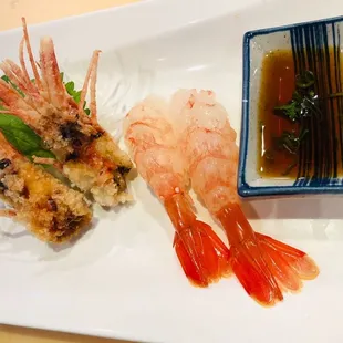 amaebi sushi _live sweet shrimp