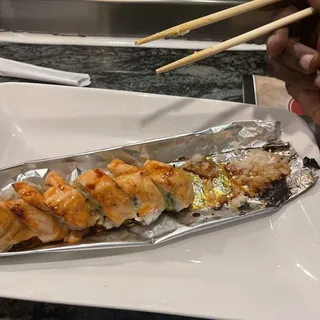 Baked Salmon Special Roll