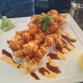 Spicy Popcorn Lobster Special Roll