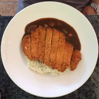 E) Japanese Style Curry with Chicken Katsu