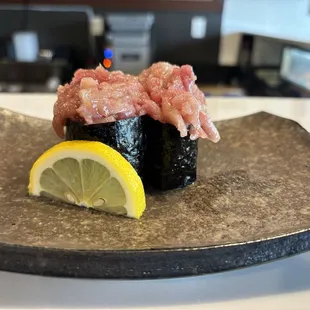 sushi and sashimi, food