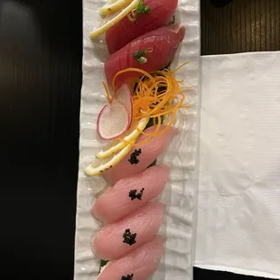 Tuna and Yellow Tail