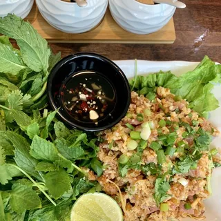 Nam Khao (Lao Crispy Rice Salad)