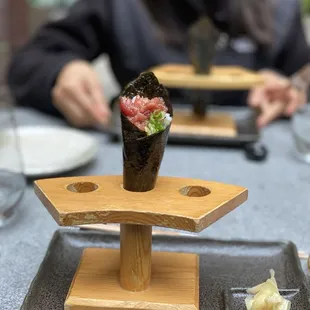 Toro hand roll.  You will dream of it