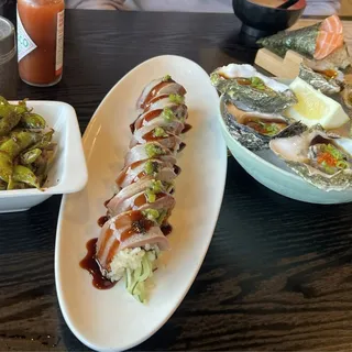 Spicy Garlic Edamame