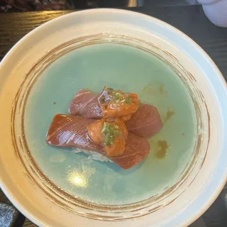 Bluefin Toro with Uni Nigiri