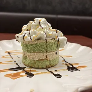 Green tea tiramisu