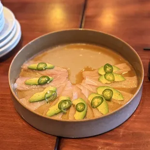 Usuzukuri appetizer was delicious and refreshing