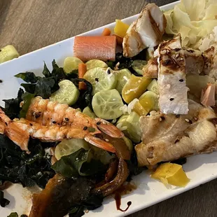 Seafood teriyaki lol wtffffff is this