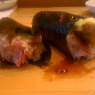 Futo Temaki &amp; Spicy Tuna Temaki