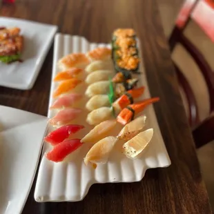 Yummy nigiri assortment