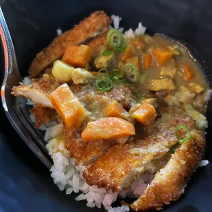 a close up of a plate of food